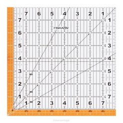 Fiskars R88Z499 ferramenta régua quadrada de acrílico (8,5" x 8,5")