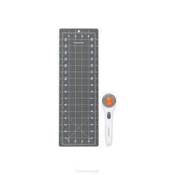 Fiskars R88Z515 ferramenta conjunto de cortador rotativo e esteira (2 peças)